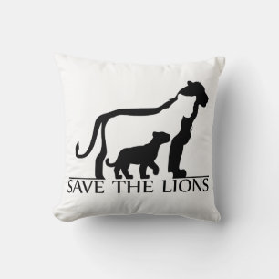 Save the Lions Cushion