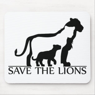 Save the Lions Mouse Pad