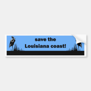 Save the Louisiana coast Bumper Sticker