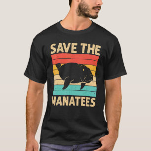 Save The Manatee For Men Women Floaty Potato T-Shirt