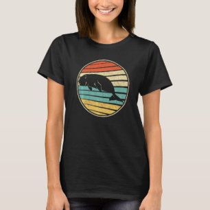 Save The Manatees Gift Retro Vintage 70s 80s Sea C T-Shirt