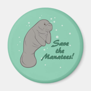 Save the Manatees! Magnet