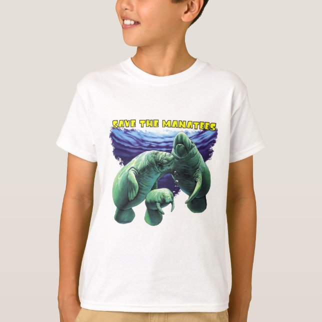 Save the Manatees T-Shirt (Front)