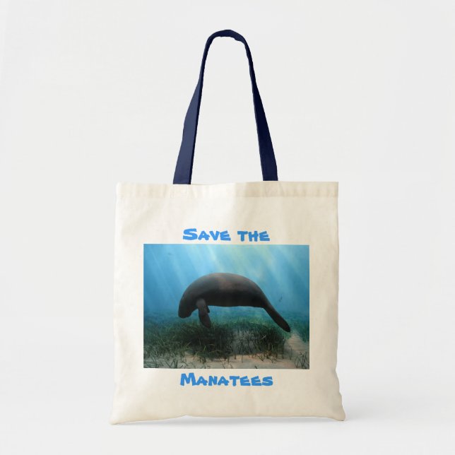 Save the Manatees Travel Bag (Front)