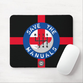 SAVE THE MANUALS MOUSE PAD