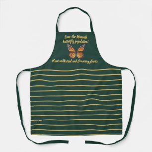 Save the Monarch butterfly Apron