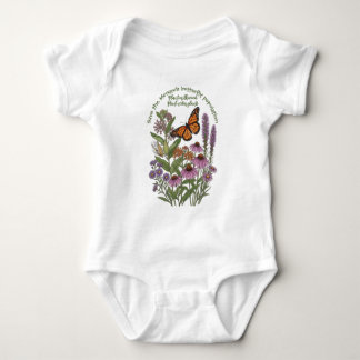 Save The Monarch Butterfly Population Baby Bodysuit
