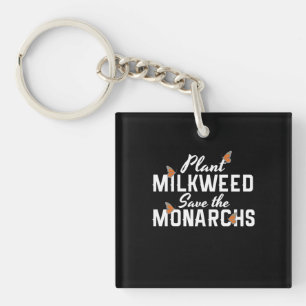 Save The Monarchs Butterfly Key Ring