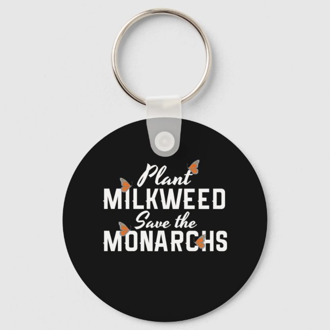 Save The Monarchs Butterfly Key Ring (Front)