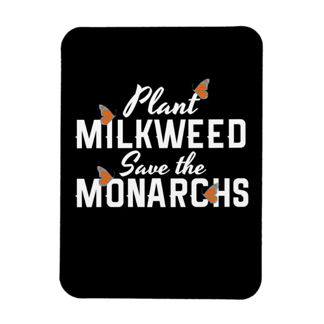 Save The Monarchs Butterfly Magnet (Vertical)