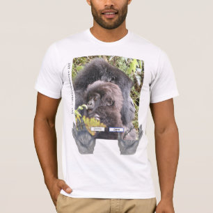 Save the Mountain Gorillas (front & back design) T-Shirt