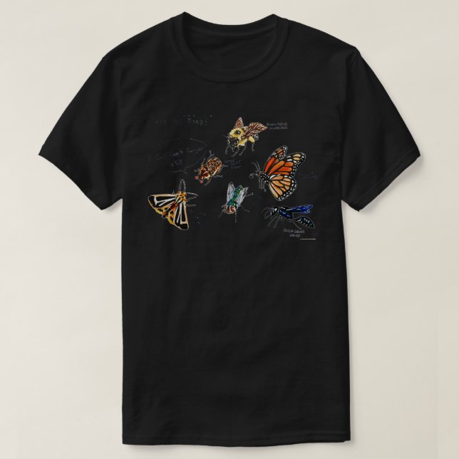 Save the Native Pollinators T-Shirt (Design Front)