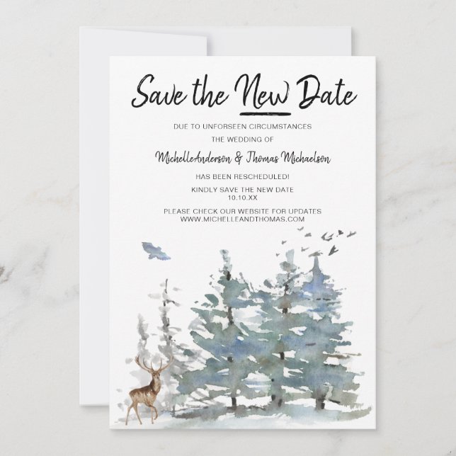 Save the New Date Forest Woodland (Front)