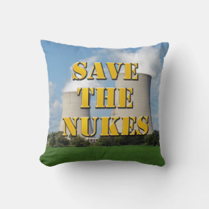 Save The Nukes Cushion