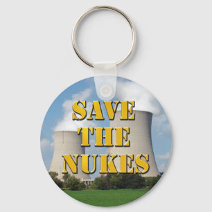Save The Nukes Key Ring