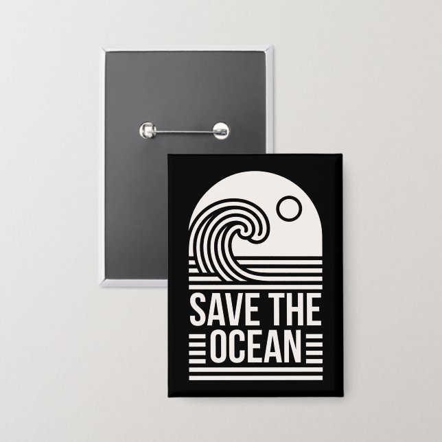 Save the ocean protection conservation volunteer (Front/Back)