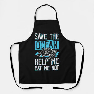 save the ocean turtle apron