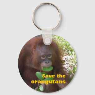 Save the Orangutans Key Ring