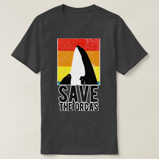 Save The Orcas Killer Whale Sea Panda 1 T-Shirt (Design Front)