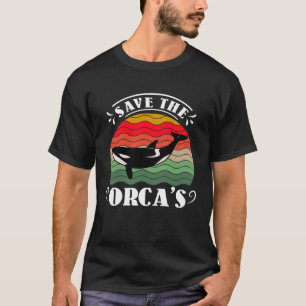 Save the Orcas protected species environment Aware T-Shirt