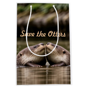 Save the Otters Medium Gift Bag