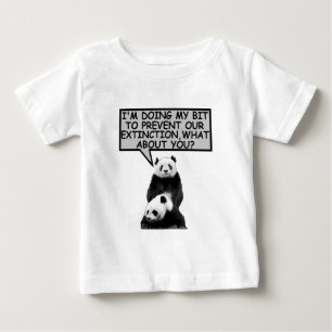 Save the Panda Baby T-Shirt