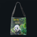 Save The Panda Crossbody Bag<br><div class="desc">Save the Panda
The Panda is in endangered show your support to save the Panda.</div>