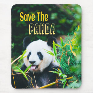 Save The Panda Mouse Pad