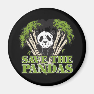Save the Pandas Magnet