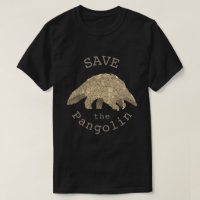 Save the Pangolin Endangered Species Animal Art