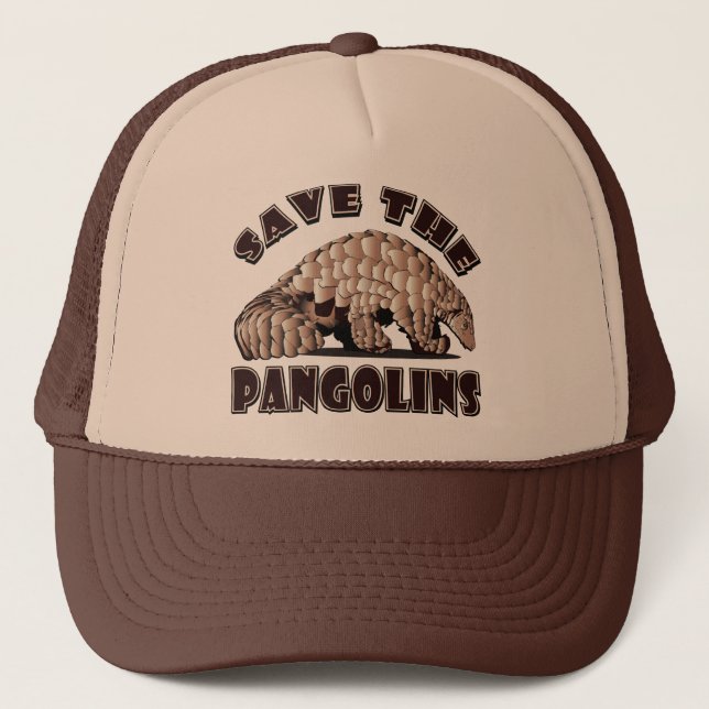 Save the Pangolins Trucker Hat (Front)