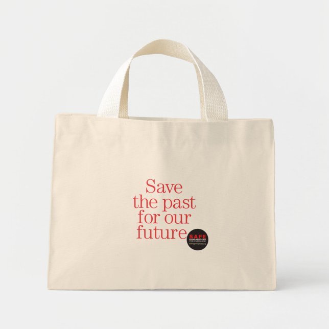 Save the past for the future bag (Front)