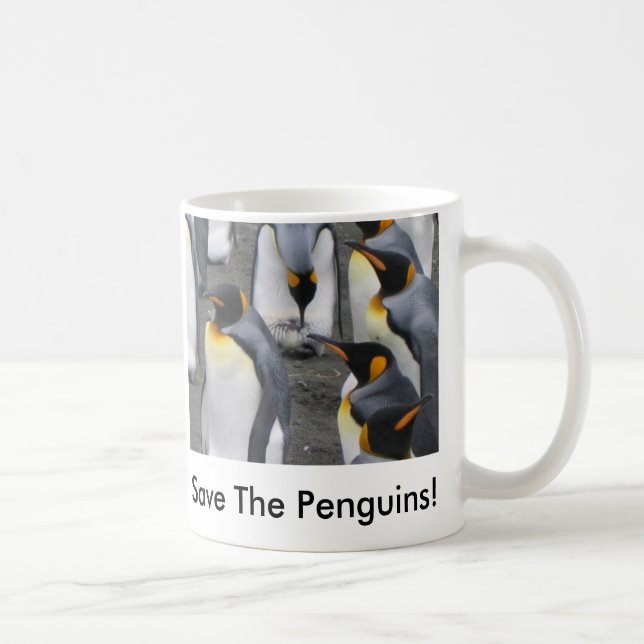 Save The Penguins! Coffee Mug (Right)