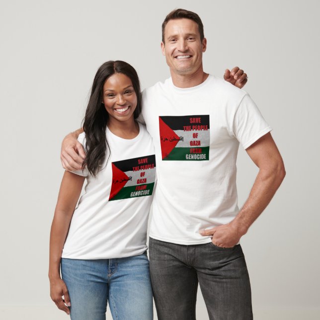 SAVE THE PEOPLE OF GAZA FROM GENOCIDE T-Shirt (Unisex)