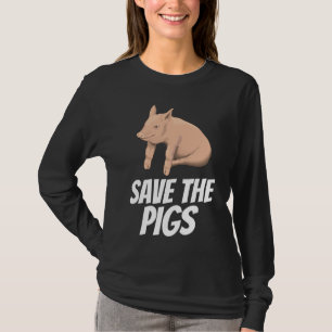 SAVE THE PIGS PIG vegan T-SHIRTS TEES