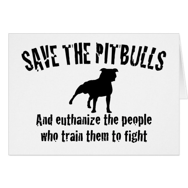 Save The Pitbulls (Front Horizontal)