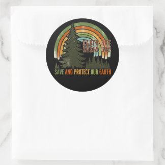 Save The Planet Classic Round Sticker