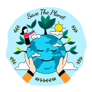 Save The Planet  Classic Round Sticker