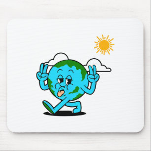 Save The Planet Earth Day Environment Nature Lover Mouse Pad