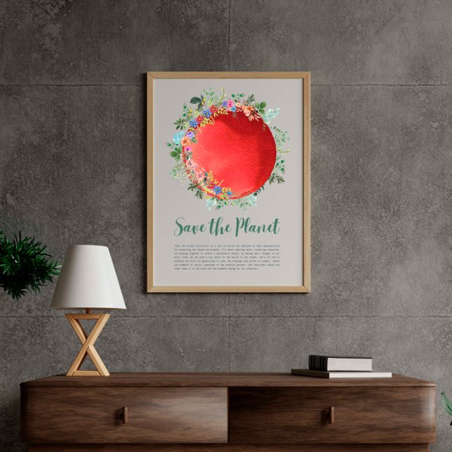 Save The Planet Earth Day Protect our Planet Poster (Creator Uploaded)