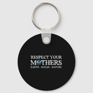 Save The Planet Earth Day Respect Your Mothers Env Key Ring