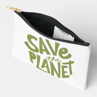 Save the Planet Eco Design Accessory Pouch