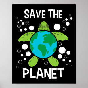 Save The Planet - Environmental Protection Earth D Poster