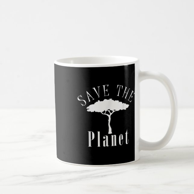 Save The Planet Environmental Protection Earth Day Coffee Mug (Right)
