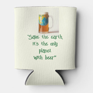 “Save the Planet” Koozie Bottle Cooler