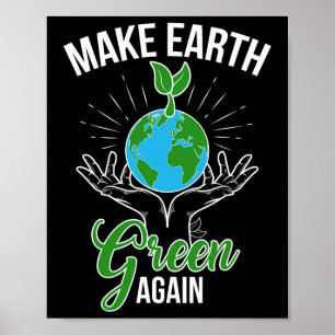 Save The Planet Mother Earth Cool Earth Day Lovers Poster
