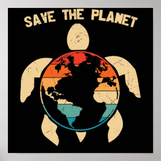 save the planet poster
