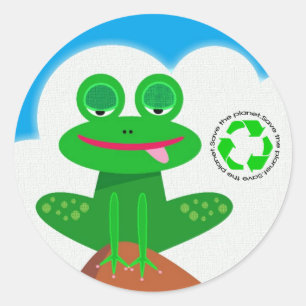 Save the Planet: Recycle Stickers