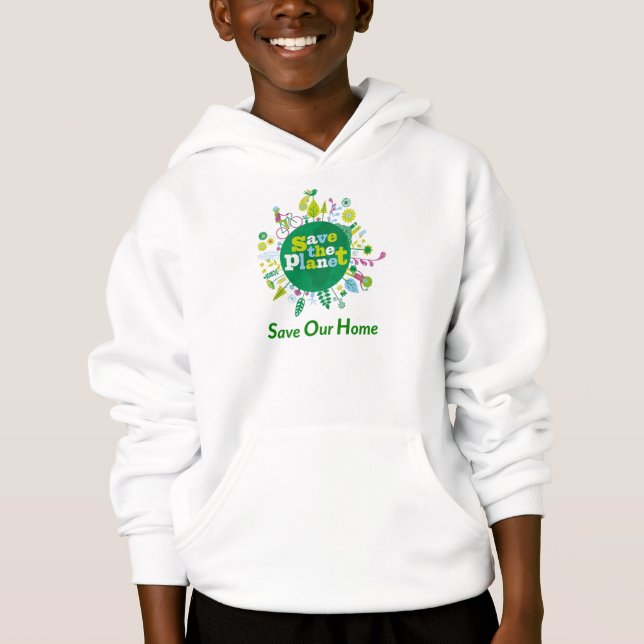 "Save The Planet: Save Our Home" message inspire (Front)