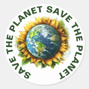 Save The Planet Stickers